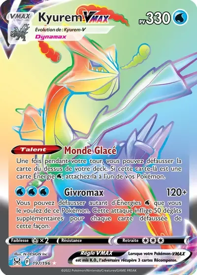 Kyurem VMAX - Origine Perdue - 197/196