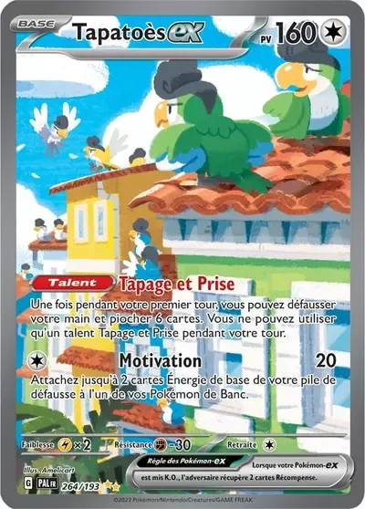 Tapatoès ex - Évolutions à Paldéa - 264/193