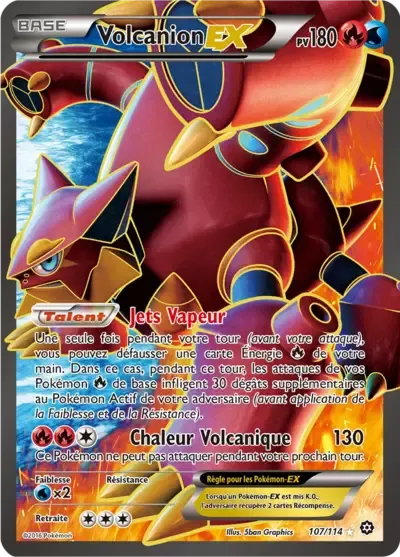 Volcanion EX - Offensive Vapeur - 107/114