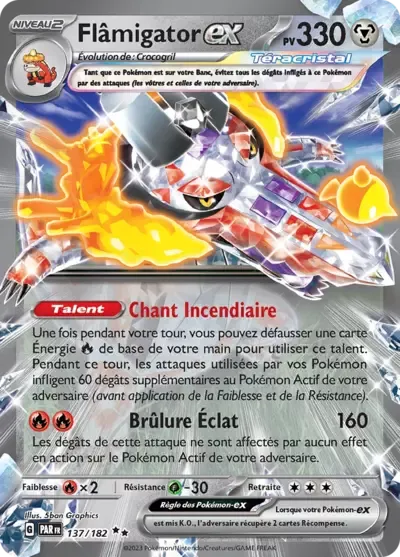 Flâmigator ex - Faille Paradoxe - 137/182