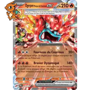 Ogerpon Masque du Fourneau ex - Évolutions Prismatiques - 017/131