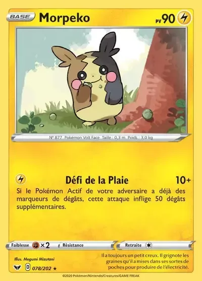 Morpeko - Épée et Bouclier - 078/202