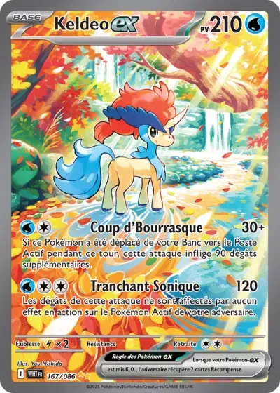 Keldeo ex - Flamme Blanche - 167/086
