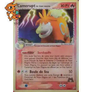 Camerupt de Team Magma - Team Magma vs Team Aqua - 019/095