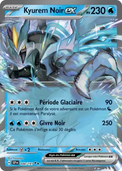 Kyurem Noir ex - Étincelles Déferlantes - 048/191
