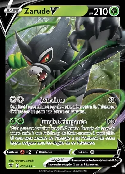Zarude V - Voltage Éclatant - 022/185