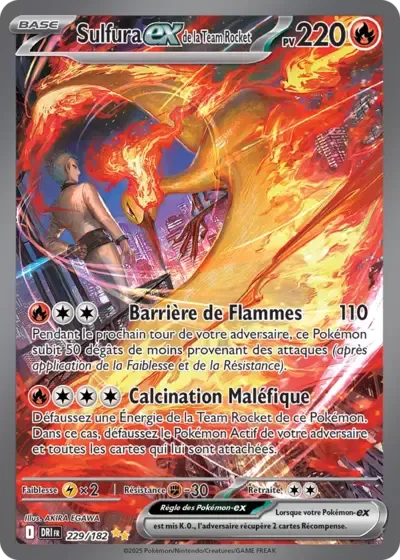 Sulfura ex de la Team Rocket - Rivalités Destinées - 229/182