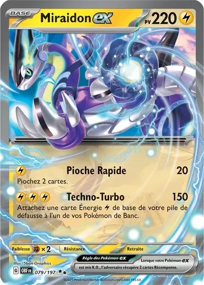 Miraidon ex - Flammes Obsidiennes - 079/197