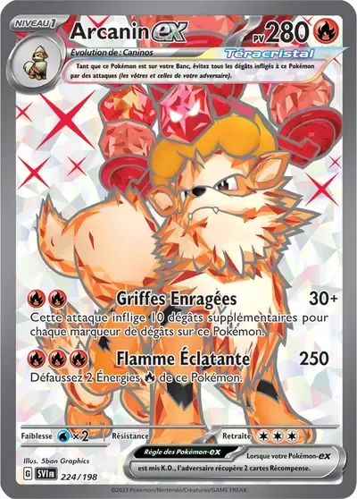 Arcanin ex - Écarlate et Violet - 224/198