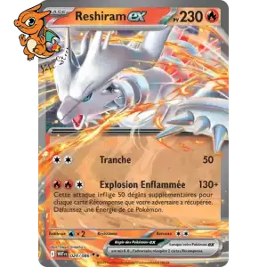 Reshiram ex - Flamme Blanche - 020/086