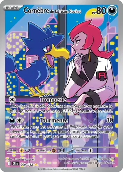 Cornèbre de la Team Rocket - Rivalités Destinées - 200/182