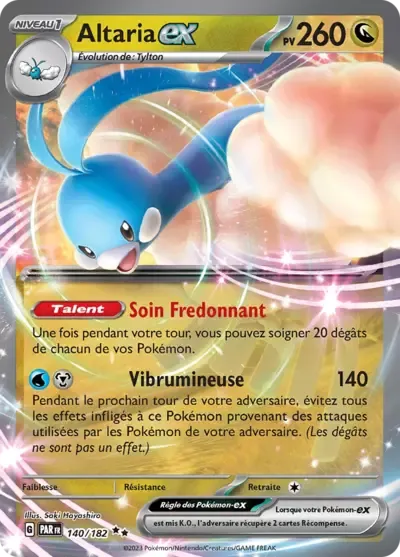 Altaria ex - Faille Paradoxe - 140/182