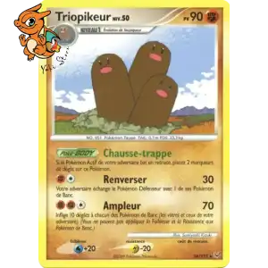 Triopikeur Lv.50 - Platine - 024/127