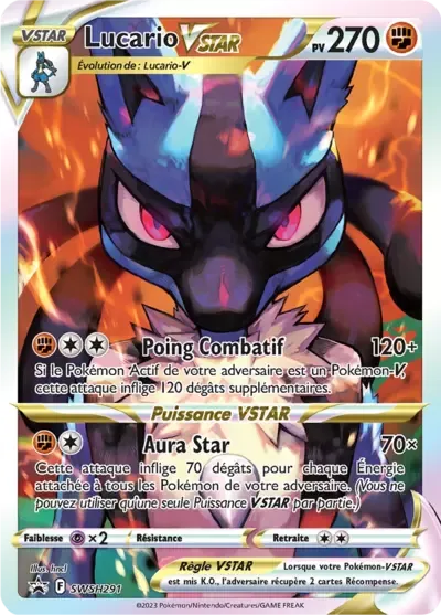 Lucario VSTAR - Promos Épée & Bouclier - 291