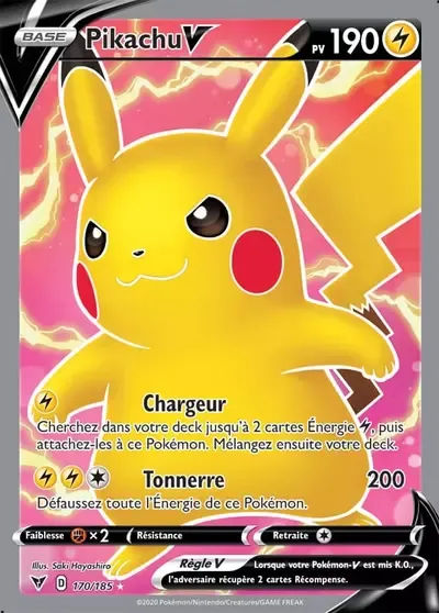 Pikachu V - Voltage Éclatant - 170/185