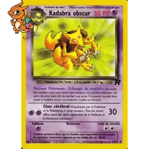 Kadabra obscur - Team Rocket - 039/082