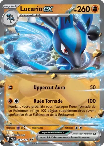 Lucario ex - Évolutions Prismatiques - 051/131