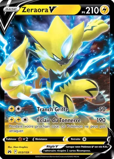 Zeraora V - Zénith Suprême - 053/159