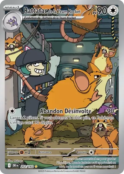 Rattatac de la Team Rocket - Rivalités Destinées - 202/182