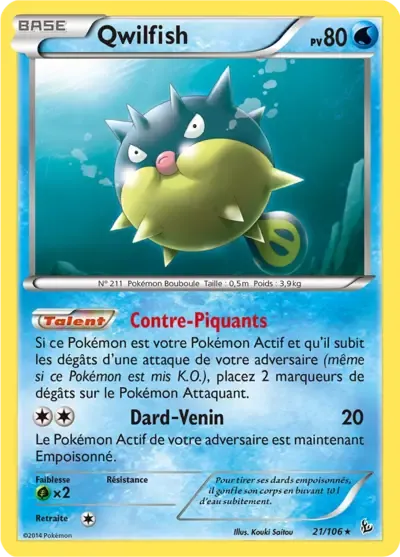 Qwilfish - Étincelles - 021/106