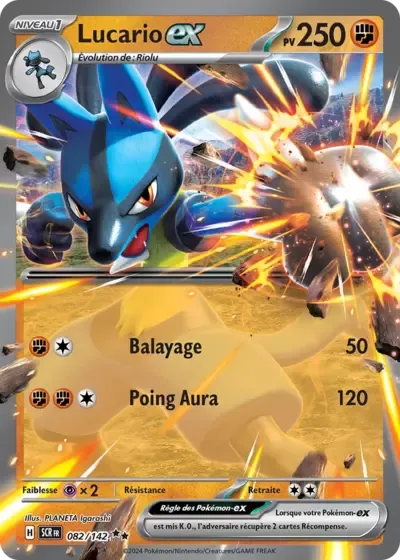 Lucario ex - Couronne Stellaire - 082/142