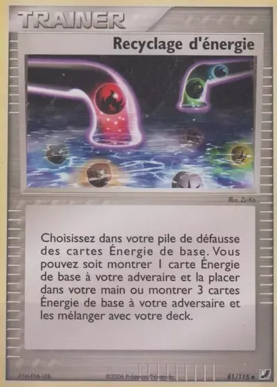 Recyclage D'Énergie - Forces Cachées - 081/115