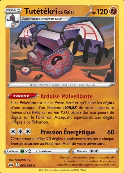 Tutétékri de Galar - Règne de Glace - 083/198