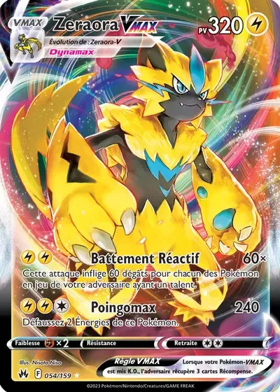 Zeraora VMAX - Zénith Suprême - 054/159