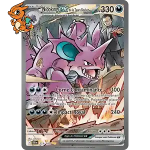 Nidoking ex de la Team Rocket - Rivalités Destinées - 233/182
