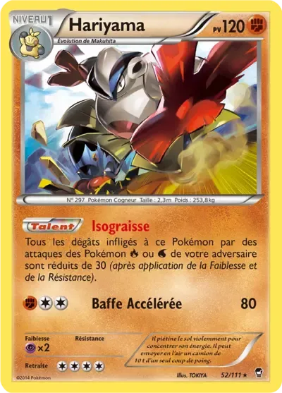 Hariyama - Poings Furieux - 052/111