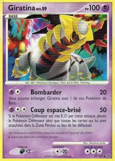Giratina Lv.59 - Platine - 027/127