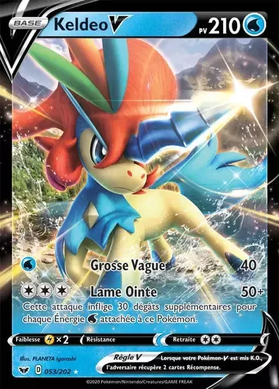 Keldeo V - Épée et Bouclier - 053/202