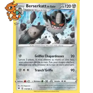 Berserkatt de Galar - Voltage Éclatant - 113/185