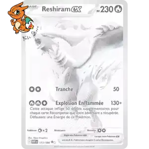 Reshiram ex - Flamme Blanche - 173/086