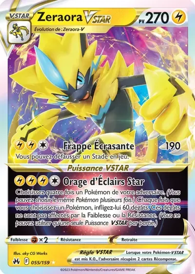Zeraora VSTAR - Zénith Suprême - 055/159