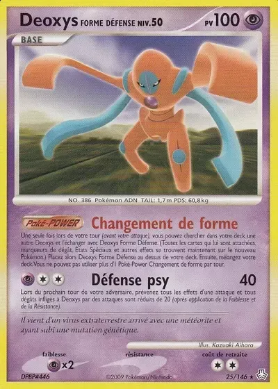 Deoxys Forme Défense Lv.50 - Eveil des Légendes - 025/146