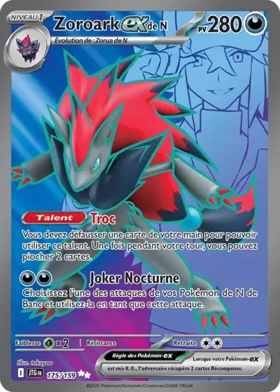 Zoroark ex de N - Aventures Ensembles - 175/159