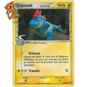Crocrodil δ Espèces Delta - Île des Dragons - 027/101