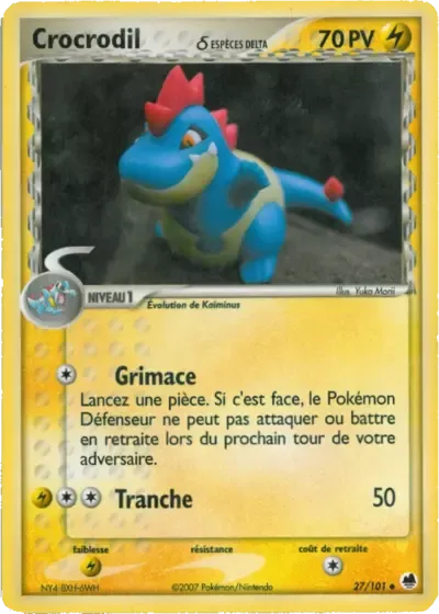 Crocrodil δ Espèces Delta - Île des Dragons - 027/101