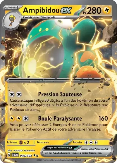 Ampibidou ex - Évolutions à Paldéa - 079/193