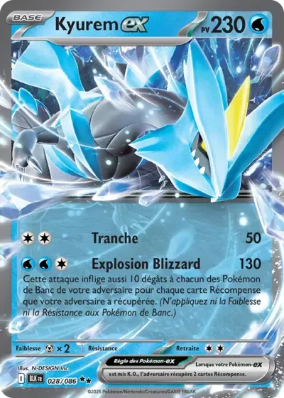 Kyurem ex - Foudre Noire - 028/086