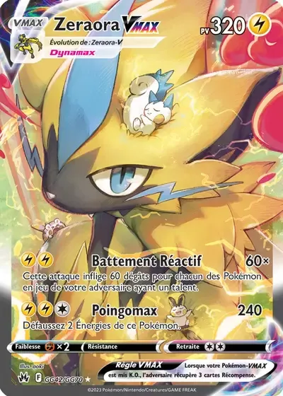 Zeraora VMAX - Zénith Suprême - GG42/159