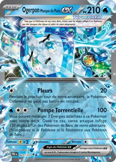Ogerpon Masque du Puits ex - Évolutions Prismatiques - 027/131