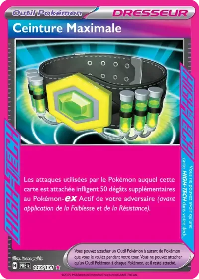 Ceinture Maximale - Évolutions Prismatiques - 117/131