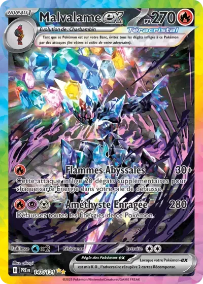 Malvalame ex - Évolutions Prismatiques - 147/131