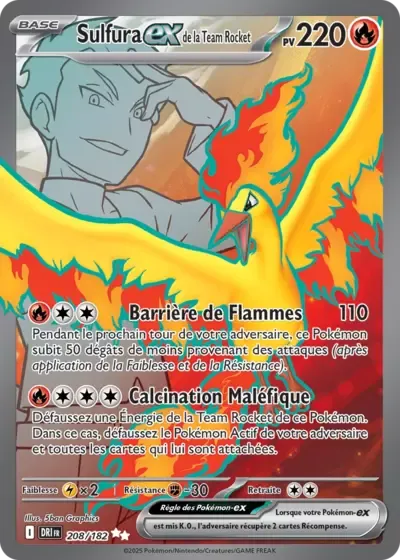 Sulfura ex de la Team Rocket - Rivalités Destinées - 208/182