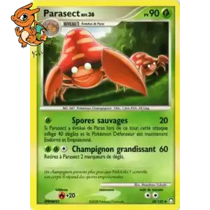 Parasect Lv.36 - Trésors Mystérieux - 058/123