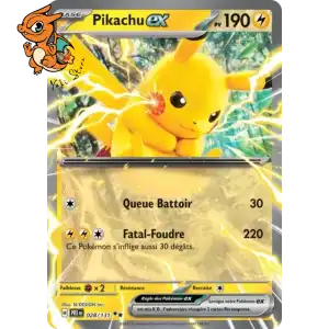 Pikachu ex - Évolutions Prismatiques - 028/131
