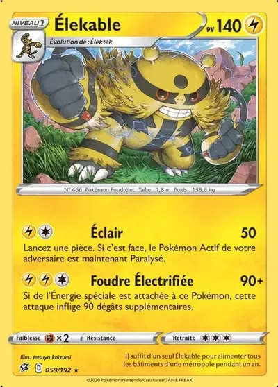 Élekable - Clash des Rebelles - 059/192