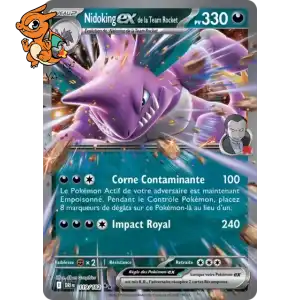 Nidoking ex de la Team Rocket - Rivalités Destinées - 119/182